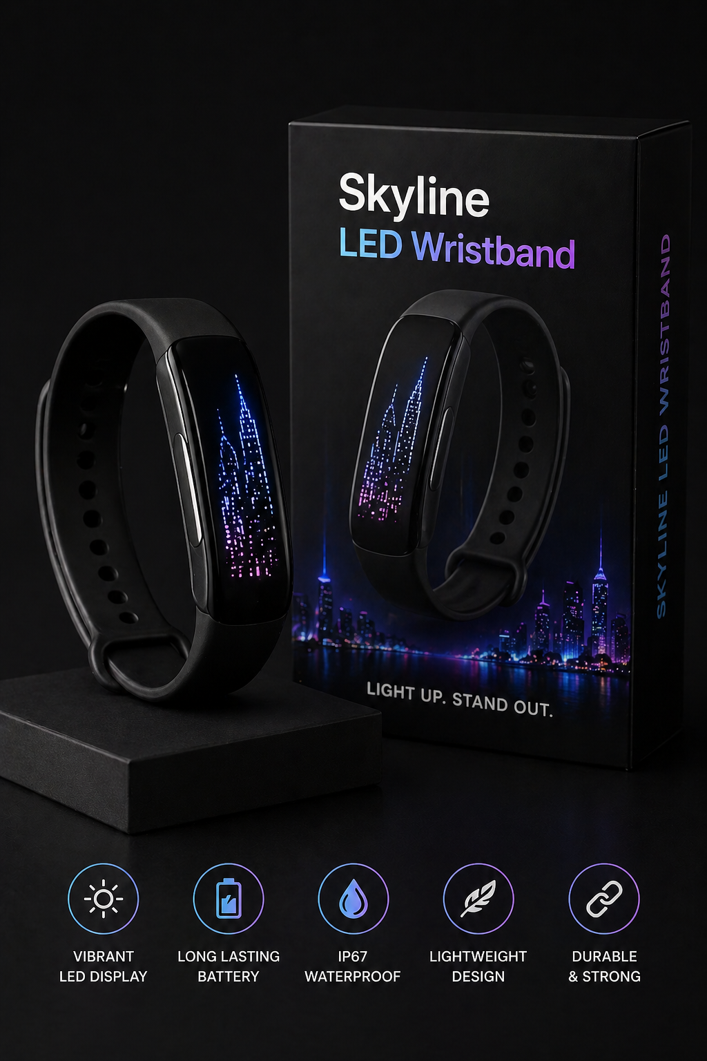 Skyline LED Wristband